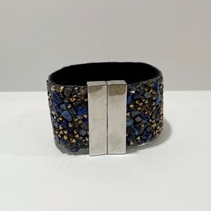 Stone Bracelet with Magnetic Closure